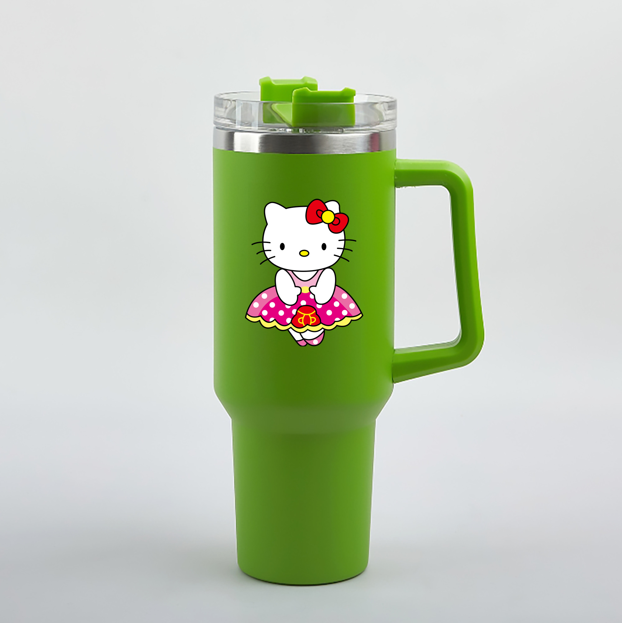 （画像用） Hello Kitty ハローキティ 1200mL車用タンブラー（カラープリント）